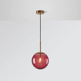 Colorful Vintage Transparent Glass Pendant Light - Clowas
